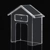Wireless Doorbell Rain Cover Protective Box Door Bells Rings Waterproof Case Clear House Shape Doorbell Rain Cover