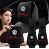 1 stuks Autostoel Rug Hoofdsteun Kussen Stofdichte Hoes voor Alfa Romeo Giulia Giulietta MiTo Stelvio Tonale 4C 8C Disco Volante Gloria