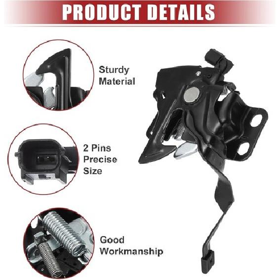 Front Hood Lock Assembly Hood Latch Fit For 2015-2017 Honda Fit 74120-T5A-003