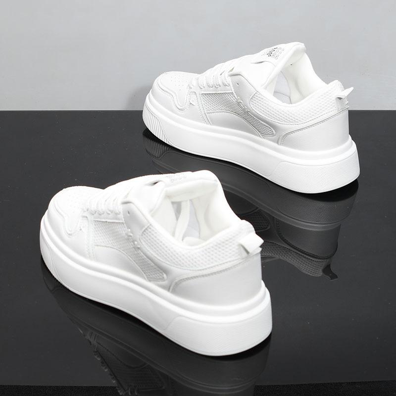 Summer new thick-soled heightened mesh breathable casual board shoes ins dad shoes 21 38