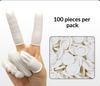 Dediles Desechables de Látex Antiestáticos Antideslizantes 10-300 Piezas Cubiertas Protectoras Blancas para Reparación Electrónica Fabricación de Joyería