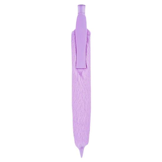 Giant Plush Click Pens Fluffy Press Ballpoint Pen Fun Party Favor Pen Novelty Writing Tools for School Journaling Gifts