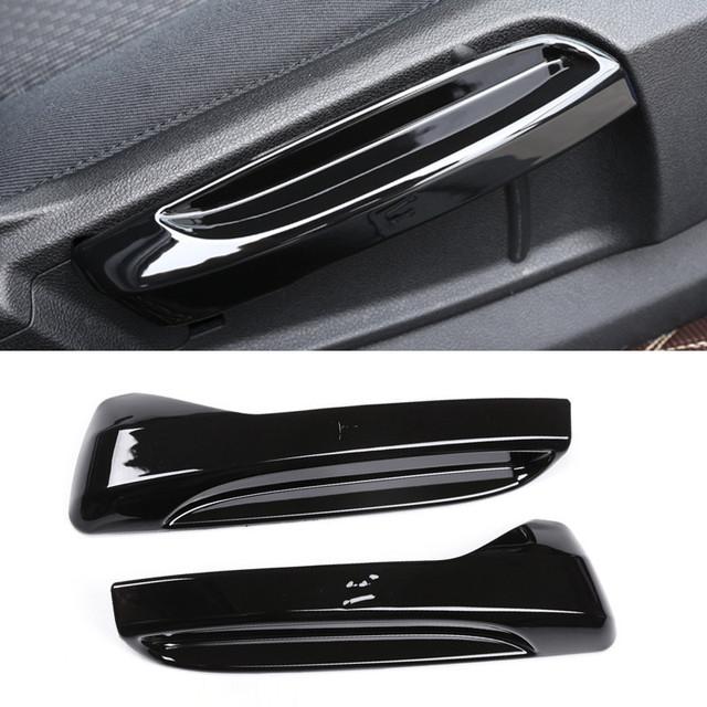 Car Seat Adjustment Manual Control Wrench Booster Trim Cover Sticker Fit For BMW F21 F45 1 2 Series Auto Interior