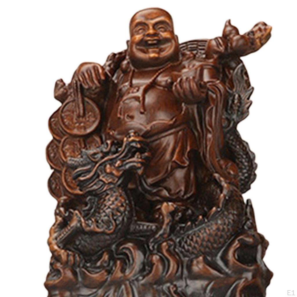 Buddha Figurine for Home And Office, Decorative Sitting Statue Feng Shui