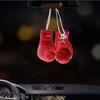 Mini Boxing Gloves Miniature Punching Gloves Car Hanging Pendant Boxing Gloves Model Decoration Rearview Mirrors Styling
