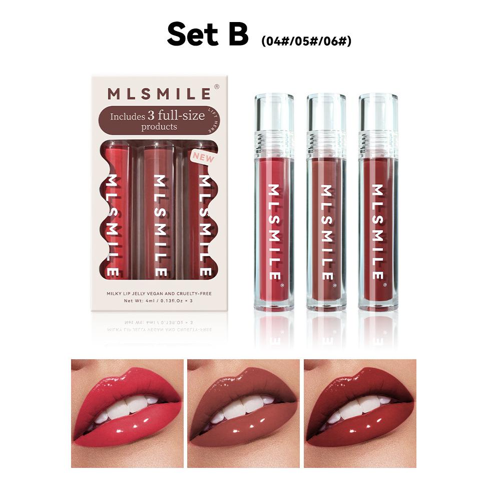 

3 шт./компл. зеркальная жидкая губная помада, увлажняющий блеск для губ, нектар, блеск для губ, набор для увеличения объема губ, увлажняющая глазурь для губ B