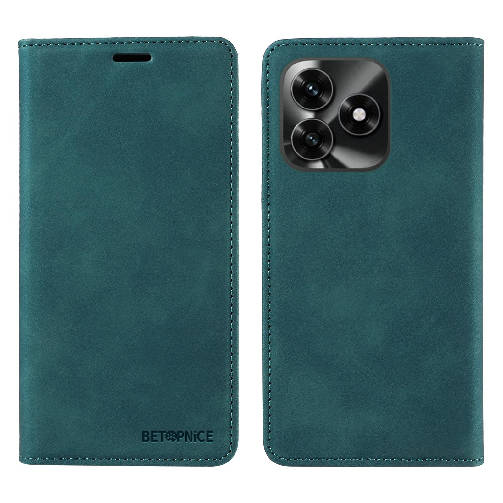 

For Honor X5c Plus 4G Case BETOPNICE Magnetic Closure RFID Blocking Wallet Stand Leather Phone Cover