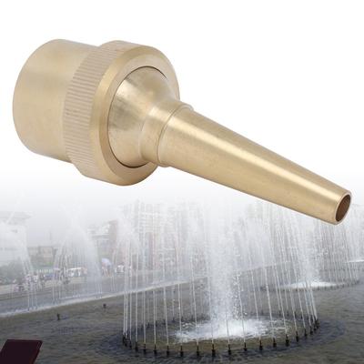 2PCS Gold Fountain Nozzle Brass Landscape Nozzle Durable Fountain Sprayer  Garden Pond Decoration