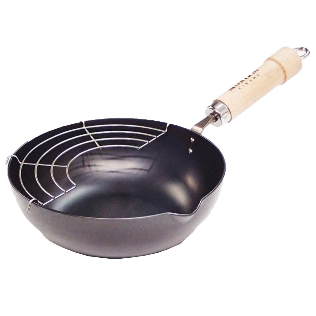 Riverlight Made In Japan One Hand Deep Frying Pot Frying Pan Kiwami JAPAN Black