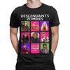 Descendants Zombies Worlds Collide Tour 2025   T Shirt  Pure Cotton Tops Novelty Short Sleeve Crewneck Tee Shirt 4XL 5XL T-Shirt