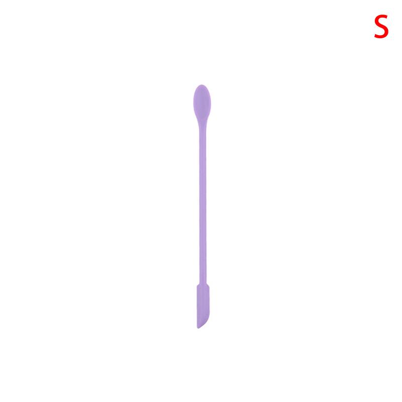 Cosmetic Bottle Silicone Mini Scraper Three Piece Set Baking Double End Two In One Spatula Jam Deep Bottle Scraper Spoon Set