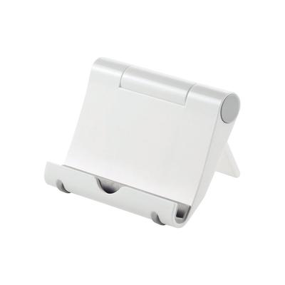 SANWA SUPPLY IPad Compatible with Smartphones and Adjustable White PDA-STN7W Stand, Tablets, Angle, Compact,