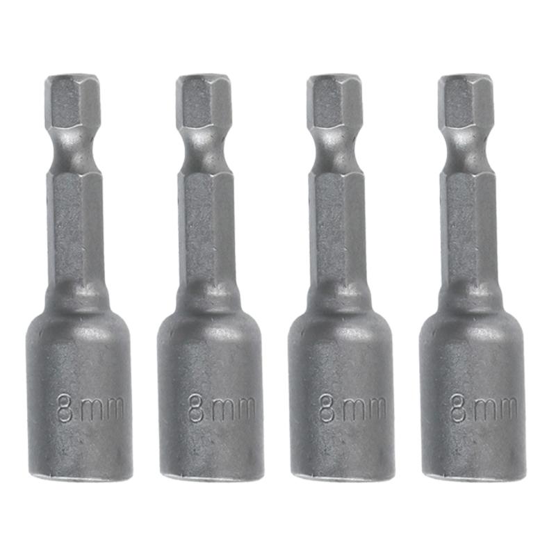 6-13mm Socket Magnetic Nut Screwdriver 1/4in Hex Electric Drill Bit Magnetic Nut Driver Socket Hexagonal Socket Head