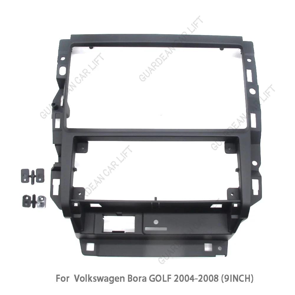 9 Inch Car Radio Fascia Adapter For Volkswagen Bora Jetta mk4 GOLF 2004-2008 Android Radio Frame Dash Fitting Panel Cable Kit