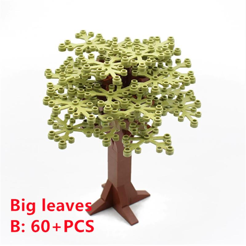 City Trees Building Blocks MOC Coconut Tree Blocks Jungle Garden DIY Toys for Children Gifts Compatible Classic Bricks Kids Toys