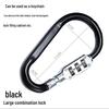 Anti-theft Cartoon Cow Combination Lock - Portable Motorcycle & Mountain Bike Helmet Retractable Steel Wire Lock