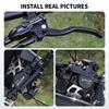 2 Piston E-Bike Disc Brake Set Power Off Bicycle Hydraulic Disc Brake E Scooter Power Control Shifter Bicycle Brakes 160 rotors