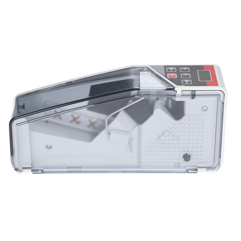 L x P x A grigio FETCOI Mini Banknote Counter Bill Cash Macchina conta-banconote portatile 600 pezzi//min v40,190 x 50 x 90 mm