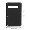 Silver, Black, Gold, Red Bronze, Orange Electric Guitar Backplate Guitar Pickguard  Electric Guitar