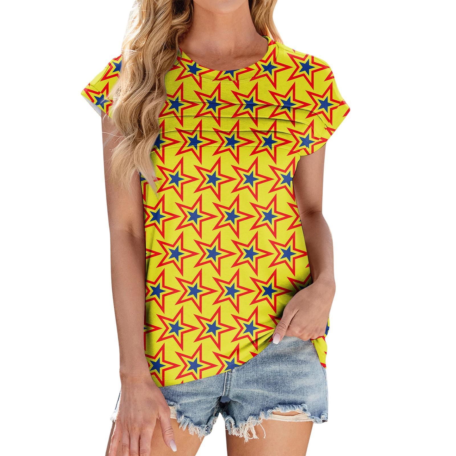 

Women s Fashion Casual Short Sleeve Basic Textured Round Neck T-Shirt Cap Sleeve Top XL винний