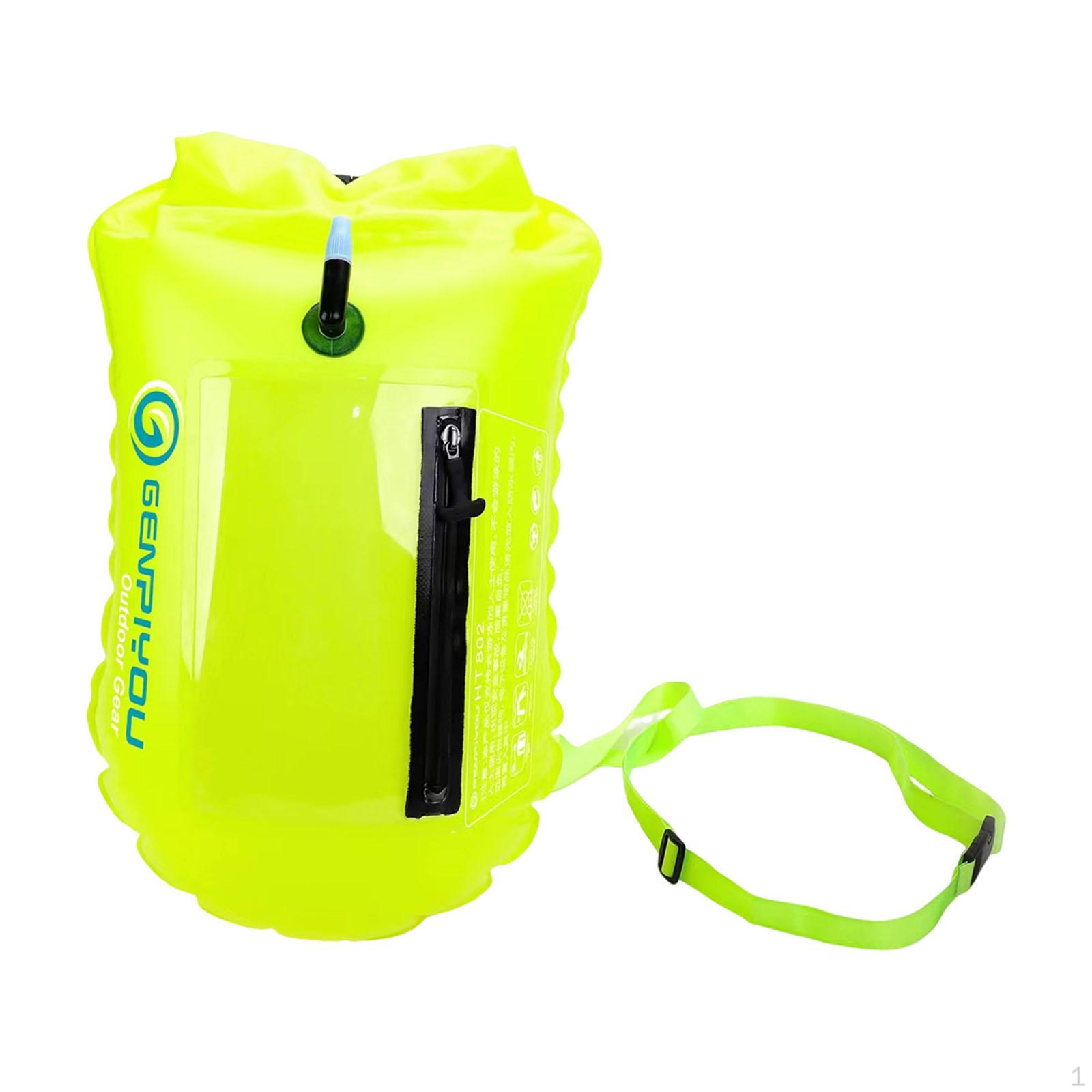

Swim Bouy Lightweight Professional Sturdy Visible for Hiking Swimmer Rafting зелёный