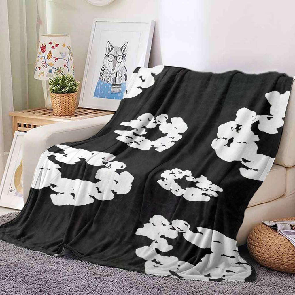 Luxury Comfort T-Tears Printed Soft Plush Blanket for Sofa Fashion Living Room Office Bedroom Travel Gift Single-sided