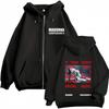Madonna CONFESSIONS II Album Tour  Print Zipper Hoodie Men Women Vintage Sweatshirts Loose Casual Hip-hop Zip Up Jacket Coat