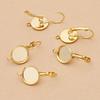 Copper Earring Setting Earrings Blank Base Jewelry Replacement Making Finding for Homemade Professional