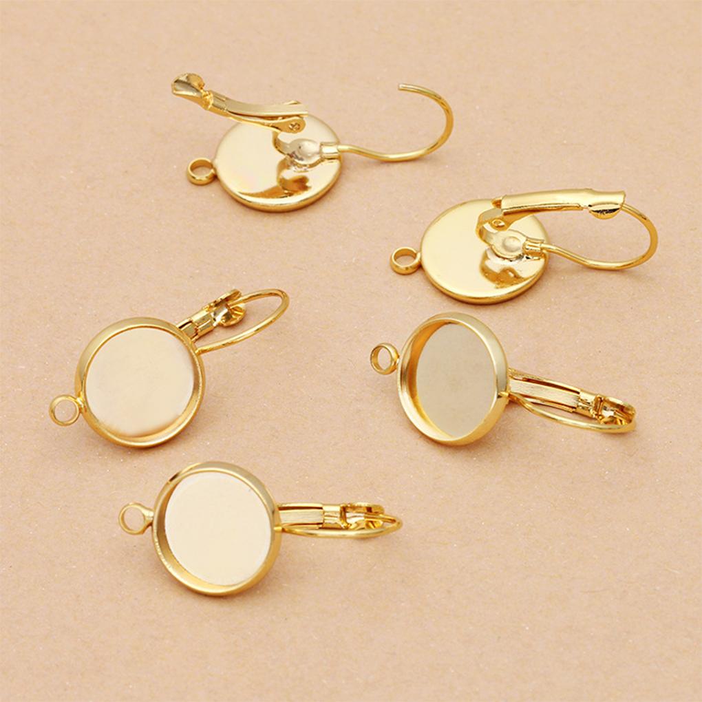 Copper Earring Setting Earrings Blank Base Jewelry Replacement Making Finding for Homemade Professional
