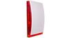 Optical and Acoustic Signaling Device, Outdoor, Red LED Light, with Battery and Metal Cover SP-4006 R