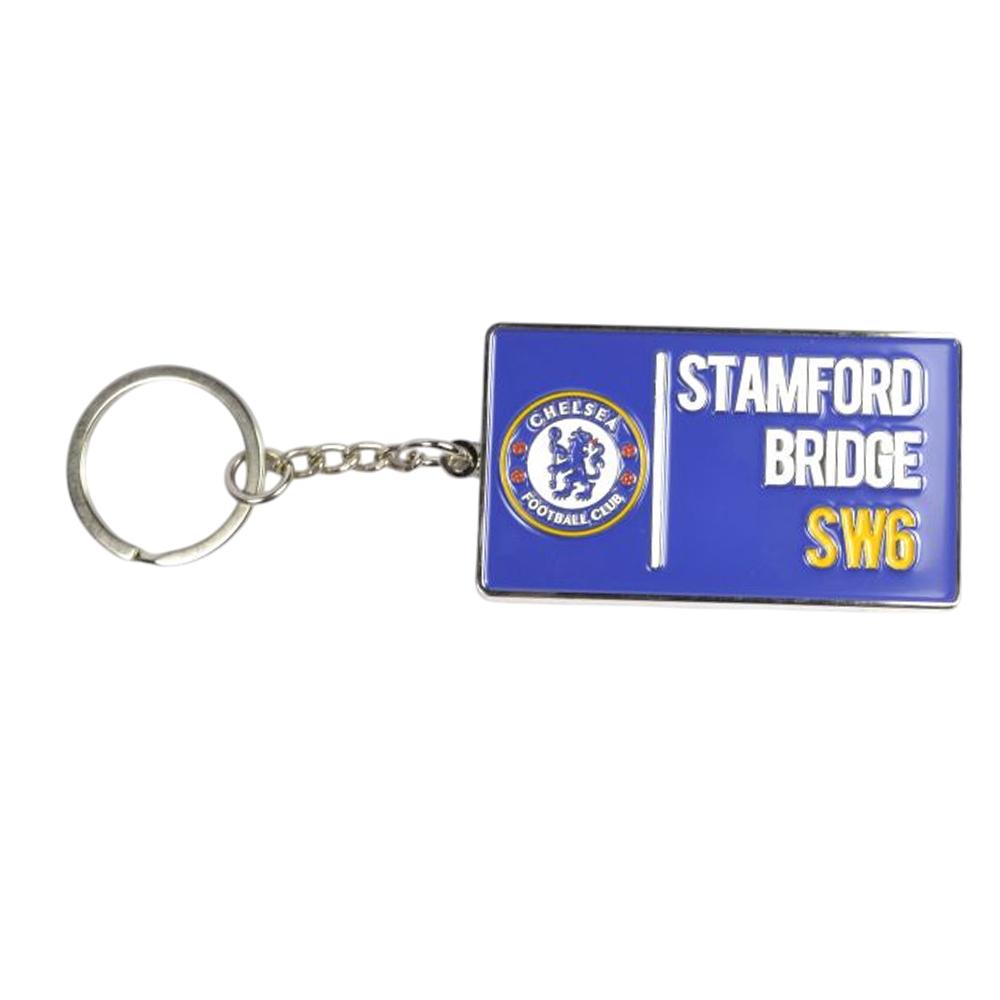 Chelsea FC Stamford Bridge Street Sign Keyring