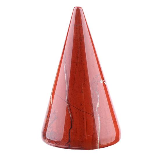 

Crystal Cone Ring Holder Natural Stone Ring Stand Cone Shape Jewelry Display Stand for Retailer Home Storage Display C