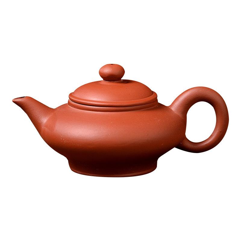 Zisha Pot, Small Teapot, Tea Making, Kung Fu Tea Set, Household Zhu Mud Antique Handmade, Water Can Be Cut Off