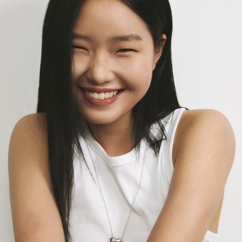 

hotdew [925 silver] hole heart necklace (60cm) 60cm