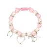 Lightweight Adjustable Chain Bracelet With Sparkling Star Elf Charm Faux Pearls Design For Casual Party Occasions