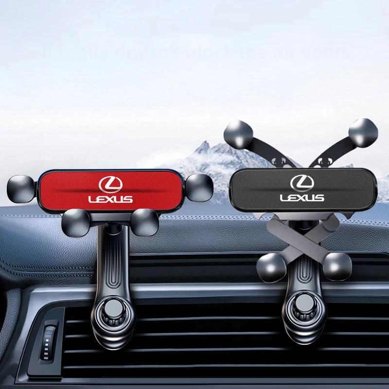 Grawitacyjny Stojak Uchwyt na Telefon Samochodowy Do Lexus RX330 IS250 Ct200h ES300h RX350 UX Samochodowy Kratka Wentylacyjna Obracany o 360 Stopni Podpórka na Telefon Komórkowy