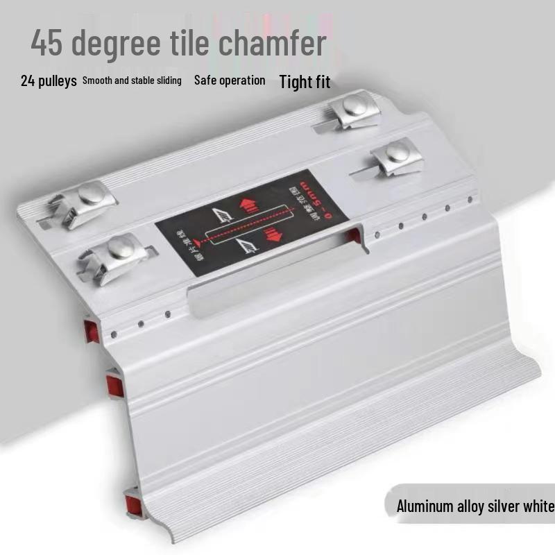 45° Tile Chamfering Tool – Compact, Magnetic Edging Machine