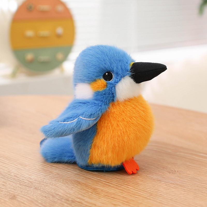 Jouet Peluche Bouquet d'Oiseaux Support Magnétique pour Épaule Pigeons Perroquets Cadeau Pour Femmes