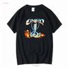 Omen T Shirt Warning Of Danger Heavy Metal Band Mens Small Long or Short Sleeves Vintage Washed Graphic Soft