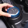 For -2024 Ford Bronco Blue Alloy Interior 4WD Switch Knob Cover Trim Ring 1P