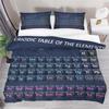 Periodic Table Of Elements Duvet Cover Science Bedding Set Microfiber Chemistry Lovers Learning Image For Kids Teens Adult Decor