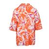 Chemise oversize orange à grandes fleurs Femme IMPERIAL