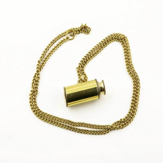 Brass Telescope necklaces  Extended Nautical SeaStyle