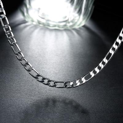 Kupfer 6mm Halskette Schmuck Klassisch 40-60cm Für Frauen Männer Mode Weihnachtsgeschenk