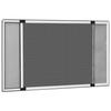 Mosquito Net for Window - (100-193)x75 Cm - Extendable & Adjustable - Tool-free Installation - White Aluminum Frame