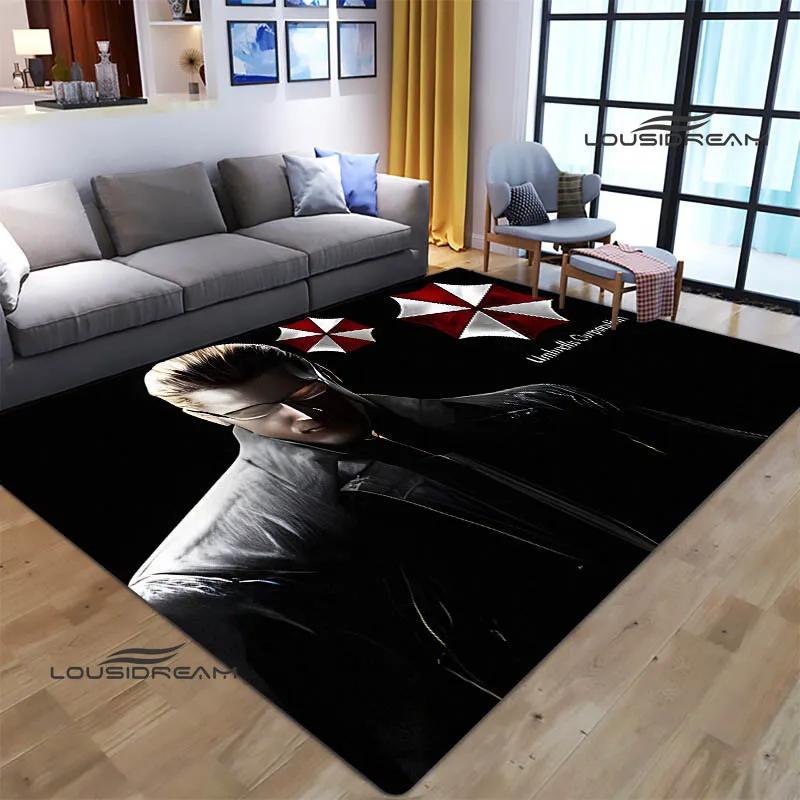 R-Resident Evil Umbrella Printed Carpet Non -slip Carpet Carpets for Living Room Area Rug Door Pad Bedroom Decor Birthday Gift