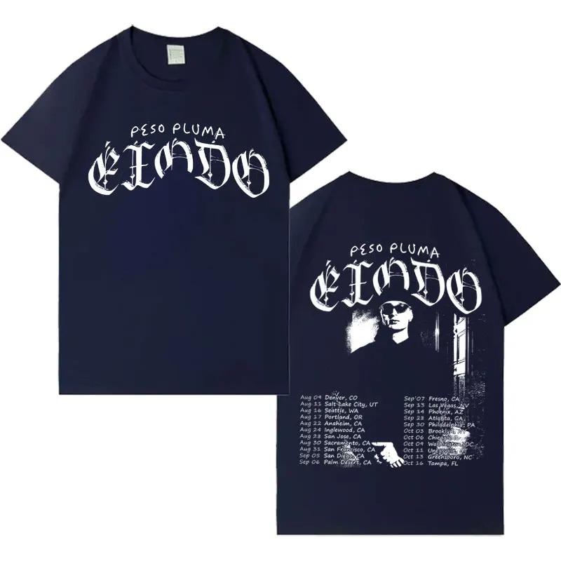 Rapper Peso Pluma Gothic Hip Hop Harajuku Graphic TShirts  Mens Oversized Aesthetic Hipster Casual Cotton Short Sleeves