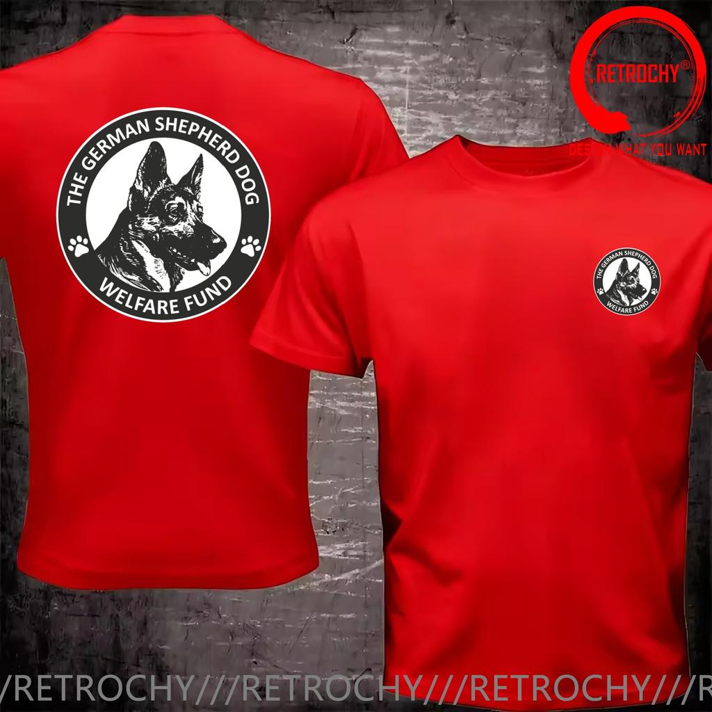 Funny Design K9 K9 Gerunisex Shepherd Shirt Unisex Fashion Trendy Casual Clothing Stylish Tops Tee Shirt Leisure Tshirt Unisexs