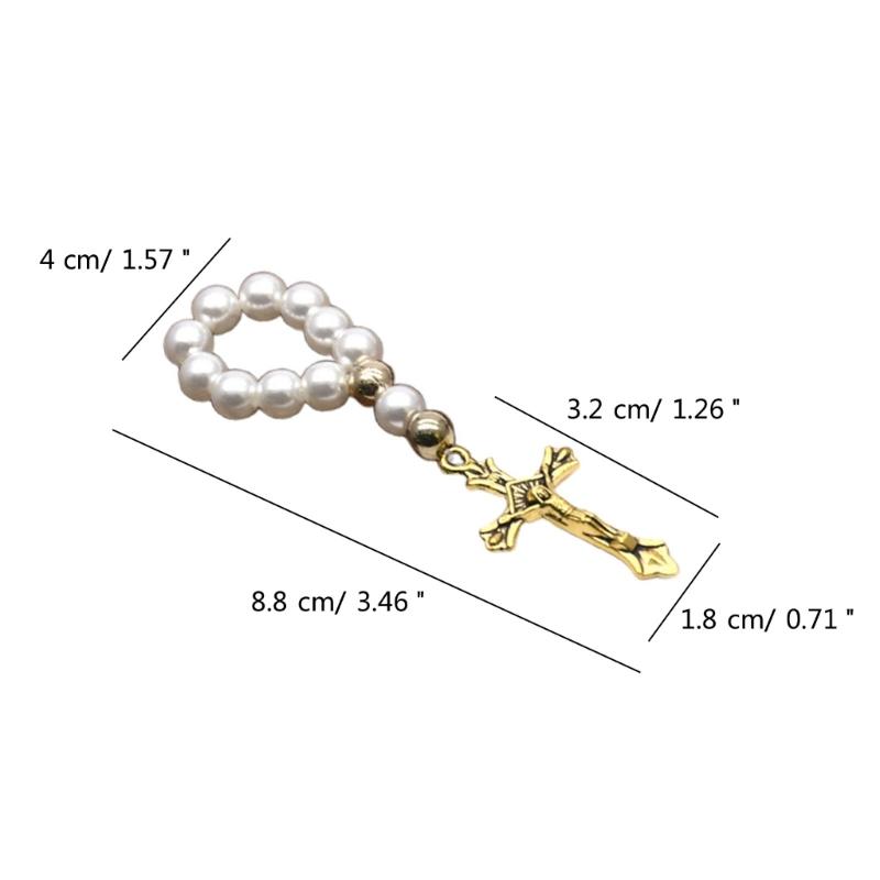 Set of 10 Adjustable Charm Bracelet Elastic Bracelet Cross Pendant Bracelet Wrist Jewelry Gift for Fashion Enthusiasts