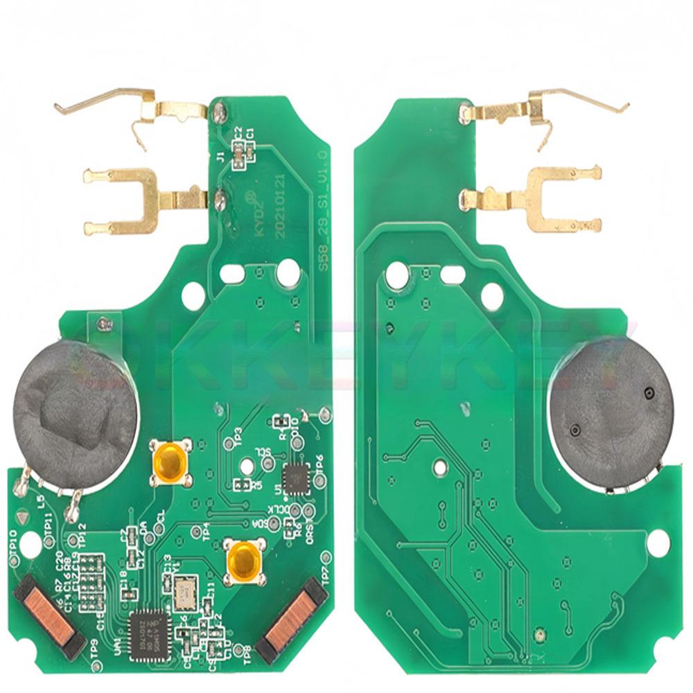 Ecusells Keyless Go/ Non-keyless 3B Remote Key for Renault Megane Scenic Smart Card 433Mhz ID46 PCF7947/ PCF7926AT /PCF7943 Chip